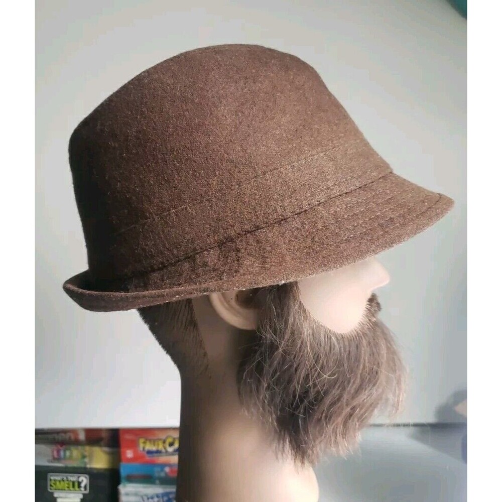 KB Ethos  brown fedora style hat Size M/L